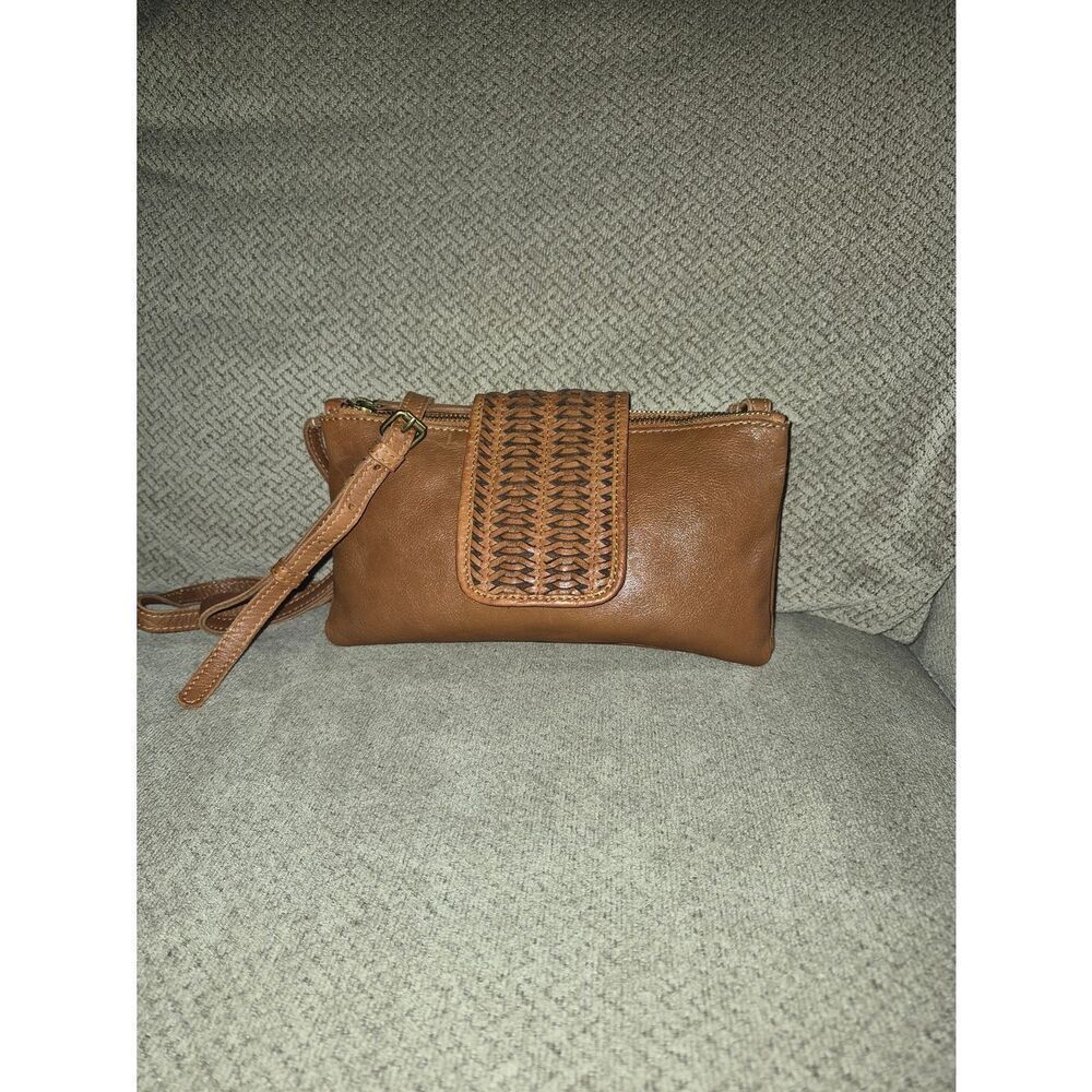 Vilenca Holland Woven-Flap  Crossbody Bag with Adjustable Strap